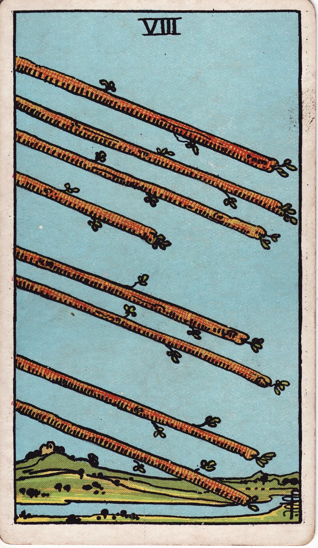 Eight of Wands (완드 8)
