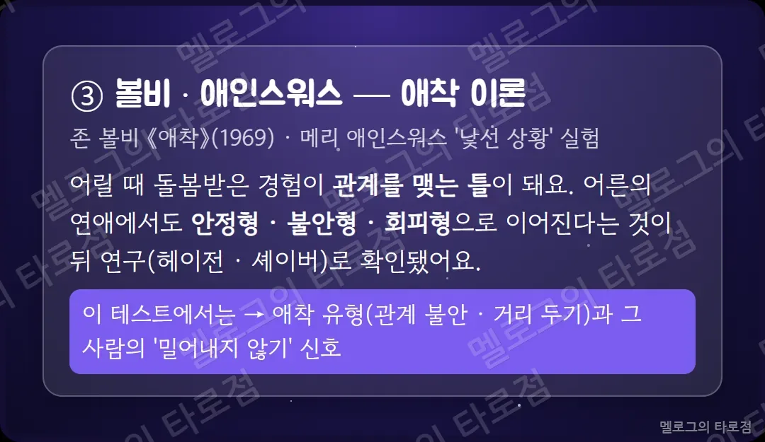 볼비와 애인스워스의 애착 이론 — 안정형·불안형·회피형